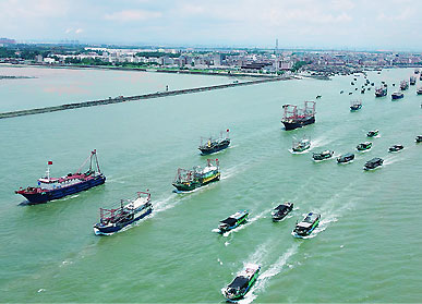 开海啦！广西第二大渔港企沙渔港开启新一轮捕捞作业
