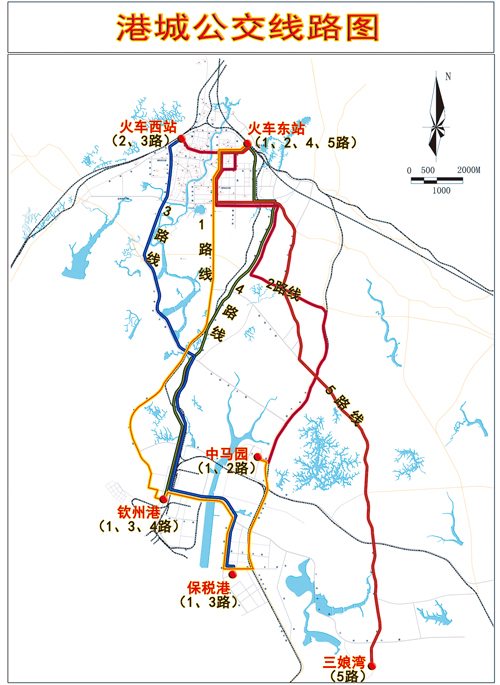 钦州市最新公路规划图图片