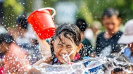 泰国庆祝泼水节