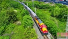 “中老泰马”全铁快速直达货运列车在蓉首发