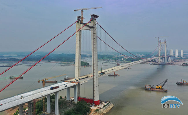 广西最长跨海大桥龙门大桥全线顺利贯通