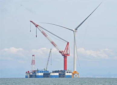 探访广西首个海上风电示范项目