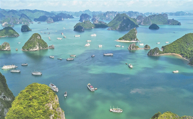 越南下龙湾获评为全球五大最受欢迎旅游目的地